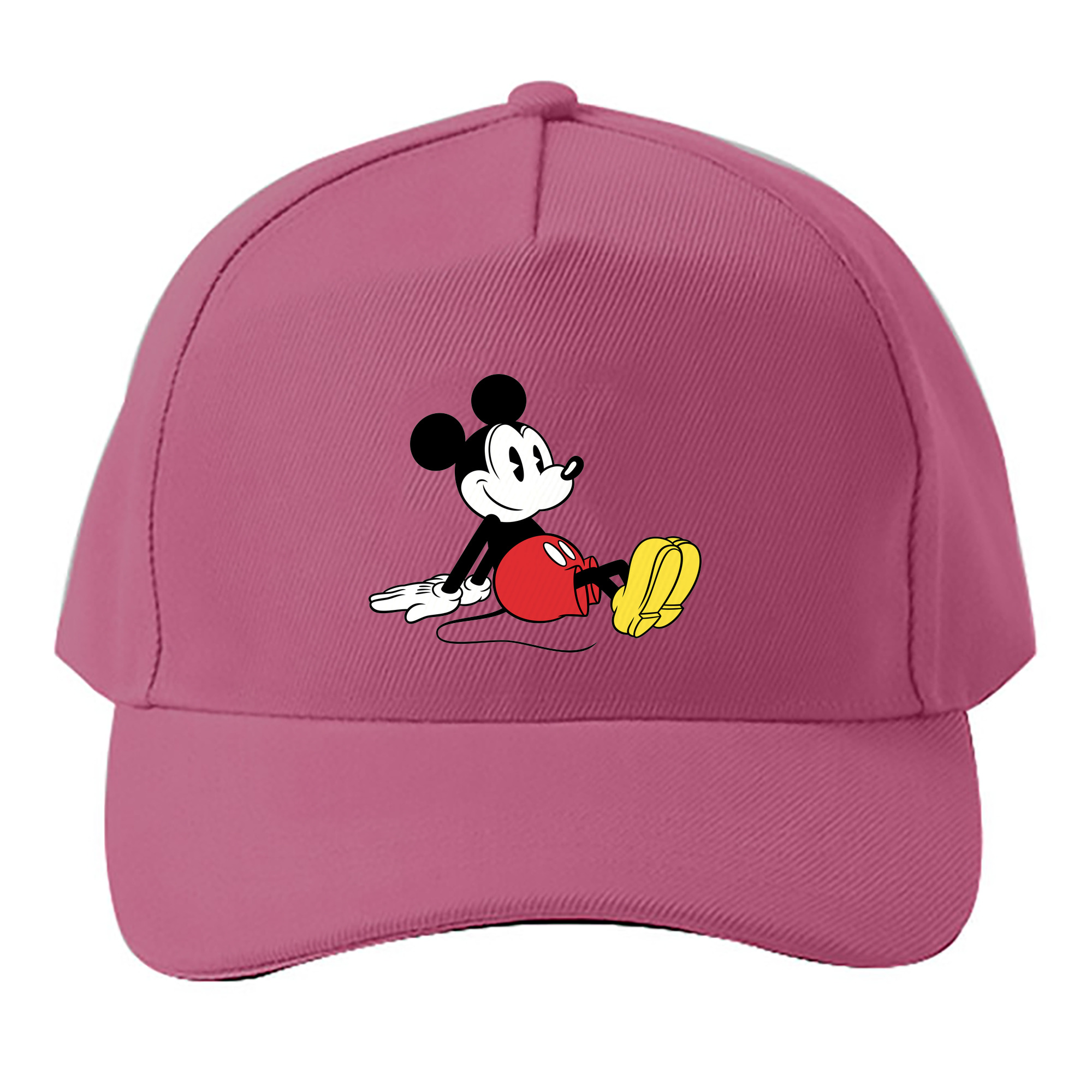 （画像用） ミッキーマウス Mickey Mouse ベースボールキャップ 綿100％ 男女兼用 帽子 スポーツ